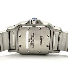 Thumbnail von Cartier Santos Galbée Quartz 24mm Steel Watch DIAMOND Bezel </h1>