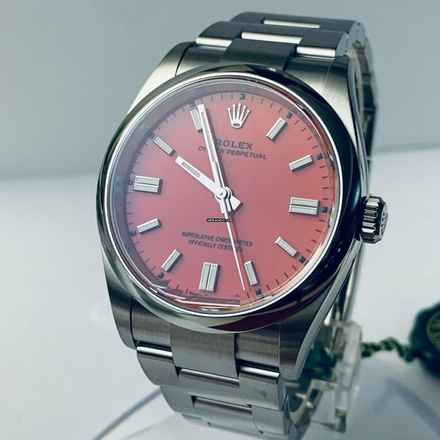  Rolex Oyster Perpetual 36 LAVA ORANGE / CORAL RED - 12/2021 