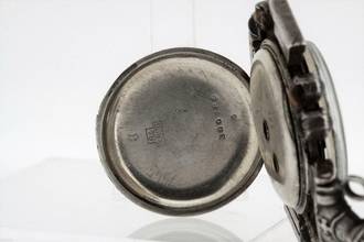 Thumbnail von Quartier-Girard Freemasons Huguenot Cross Key Wind Pocket Watch