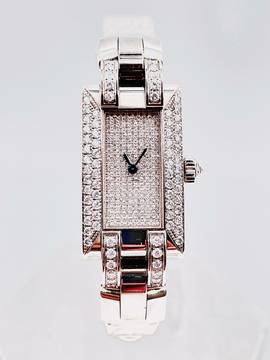  Jaeger-LeCoultre Whitegold 18kt. Diamond Setting top conditi Ideale 
