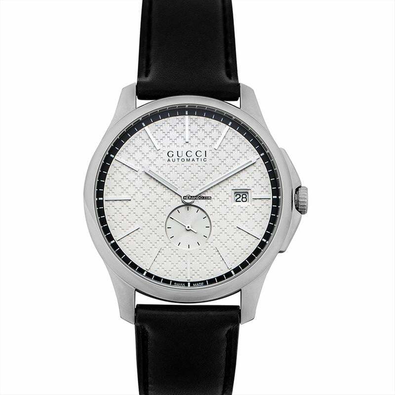 Gucci G-Timeless YA126313 - G-Timeless Automatic Silver Dial Stainless Steel Men's Watch </h1>