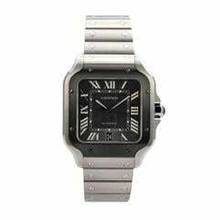 Thumbnail von Cartier Santos de Cartier Edelstahl großes Modell Ref. WSSA0037 </h1>