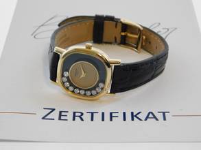 Thumbnail von Chopard Happy Diamonds 18 Karat Gelbgold mit 10 Diamanten. Handaufzug im Top Zustand </h1>