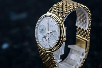 Thumbnail von Patek Philippe Perpetual Calendar Reference 3945J | 18k Yellowgold | 3940 with Gold Bracelet