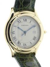 Thumbnail von Cartier Cougar Gents Quartz Wristwatch Panthère Cougar 001140 </h1>