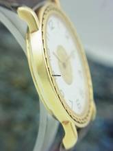 Thumbnail von Hermès Sellier Quartz 750 - 18k Gold Damen / Herrenuhr Datum Anzeige Ø 32 Mm Box </h1>