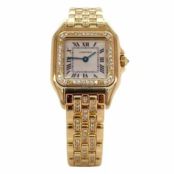  Cartier Panthère 23mm 18K Yellow Gold Ladies Diamond Watch </h1> 