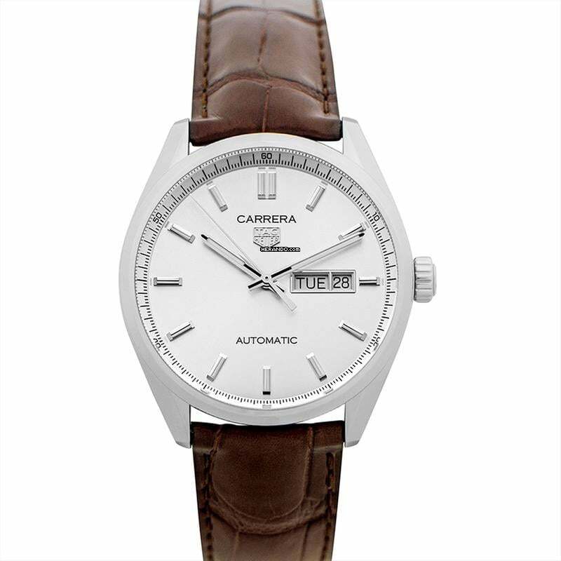 TAG Heuer Carrera WBN2011.FC6484 - Carrera Automatic Silver Dial Stainless Steel Men's Watch </h1>