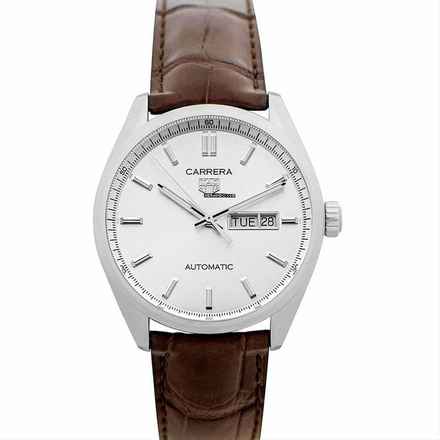  TAG Heuer Carrera WBN2011.FC6484 - Carrera Automatic Silver Dial Stainless Steel Men's Watch </h1> 