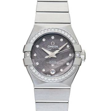  Omega Constellation Ladies 123.15.27.20.56.001 - Constellation Automatic Grey Dial Stainless Steel Ladies Watch </h1> 