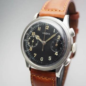  Lemania Vintage Militär Chronograph RLM Lemania 15TL ultra RARE </h1> 