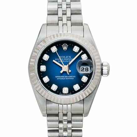 Rolex Lady-Datejust 69174G - Datejust Blue Gradation Dial 26mm </h1> 