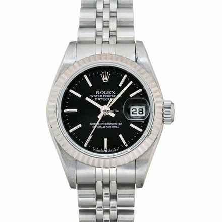  Rolex Lady-Datejust 69174 Black - Lady Datejust Automatic Black Dial Stainless Steel Ladies Watch </h1> 