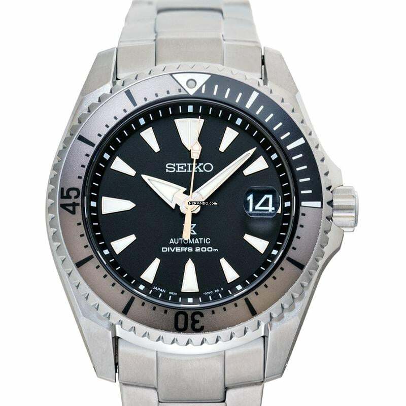 Seiko Prospex SBDC129 - Prospex Automatic Black Dial Titanium Men's Watch </h1>
