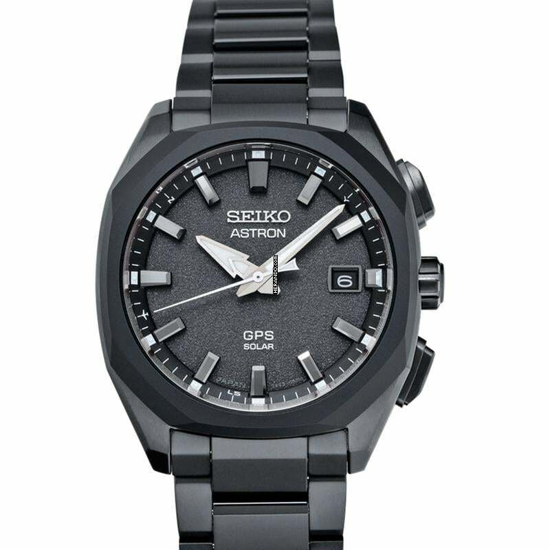 Seiko Astron SBXD009 - Astron Quartz Black Dial Titanium Men's Watch </h1>
