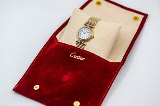 Thumbnail von Cartier Trinity Lady VENDOME Date | Trinity | Tricolor | with Goldbracelet