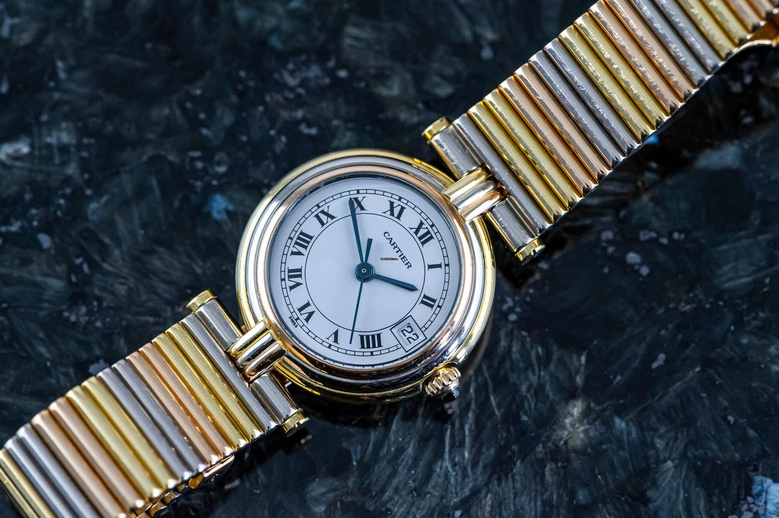 Cartier Trinity Lady VENDOME Date | Trinity | Tricolor | with Goldbracelet