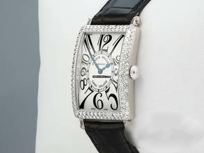 Thumbnail von Franck Muller Long Island Weissgold 750 Diamanten 950 Qz D Medium Damenuhr Lady White Gold </h1>