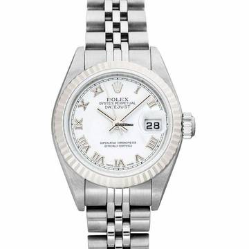  Rolex Lady-Datejust 79174 - Lady Datejust Oyster Perpetual Steel White Ø26 mm </h1> 