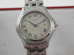 Thumbnail von Cartier Cougar Panthere Cougar Stahl XL mit Datum im Traum Zustand mit original Box