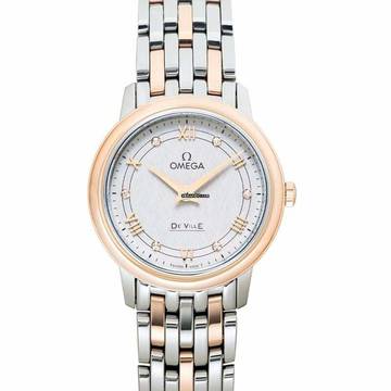  Omega De Ville Prestige 424.20.27.60.52.003 - De Ville Quartz Silver Dial Stainless Steel Ladies Watch </h1> 