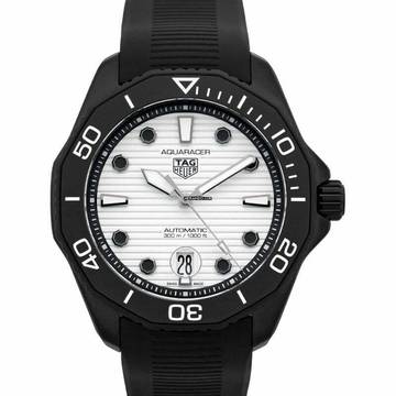  TAG Heuer Aquaracer WBP201D.FT6197 - TAG Heuer Aquaracer Professional 300 Automatic White Dial Black Rubber Wa </h1> 