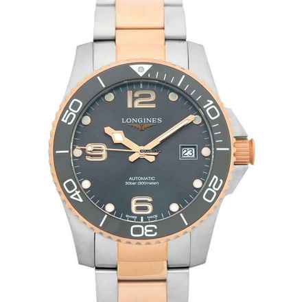  Longines HydroConquest L37813787 - HydroConquest Automatic Grey Dial Stainless Steel Men's Watch </h1> 