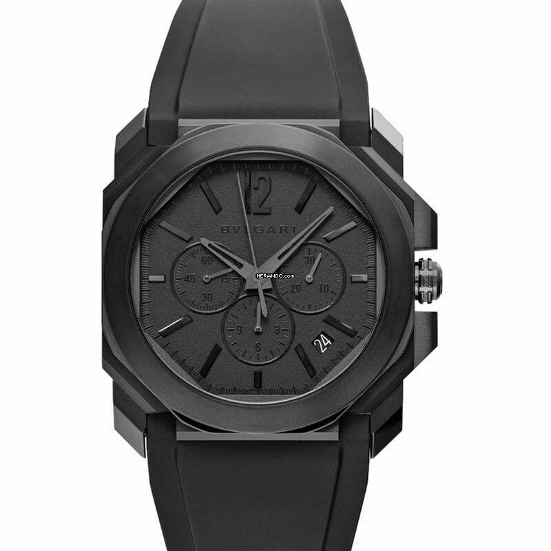 Bulgari Octo 103027 - Octo Automatic Grey Dial Stainless Steel Men's Watch </h1>