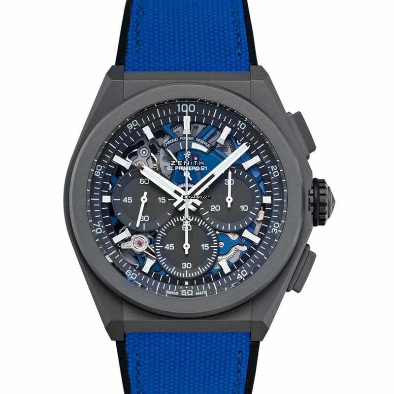 Zenith Defy El Primero 97.9001.9004/81.R946 - Zenith Defy El Primero 21 Ultrablue Chronograph Watch 44mm </h1>