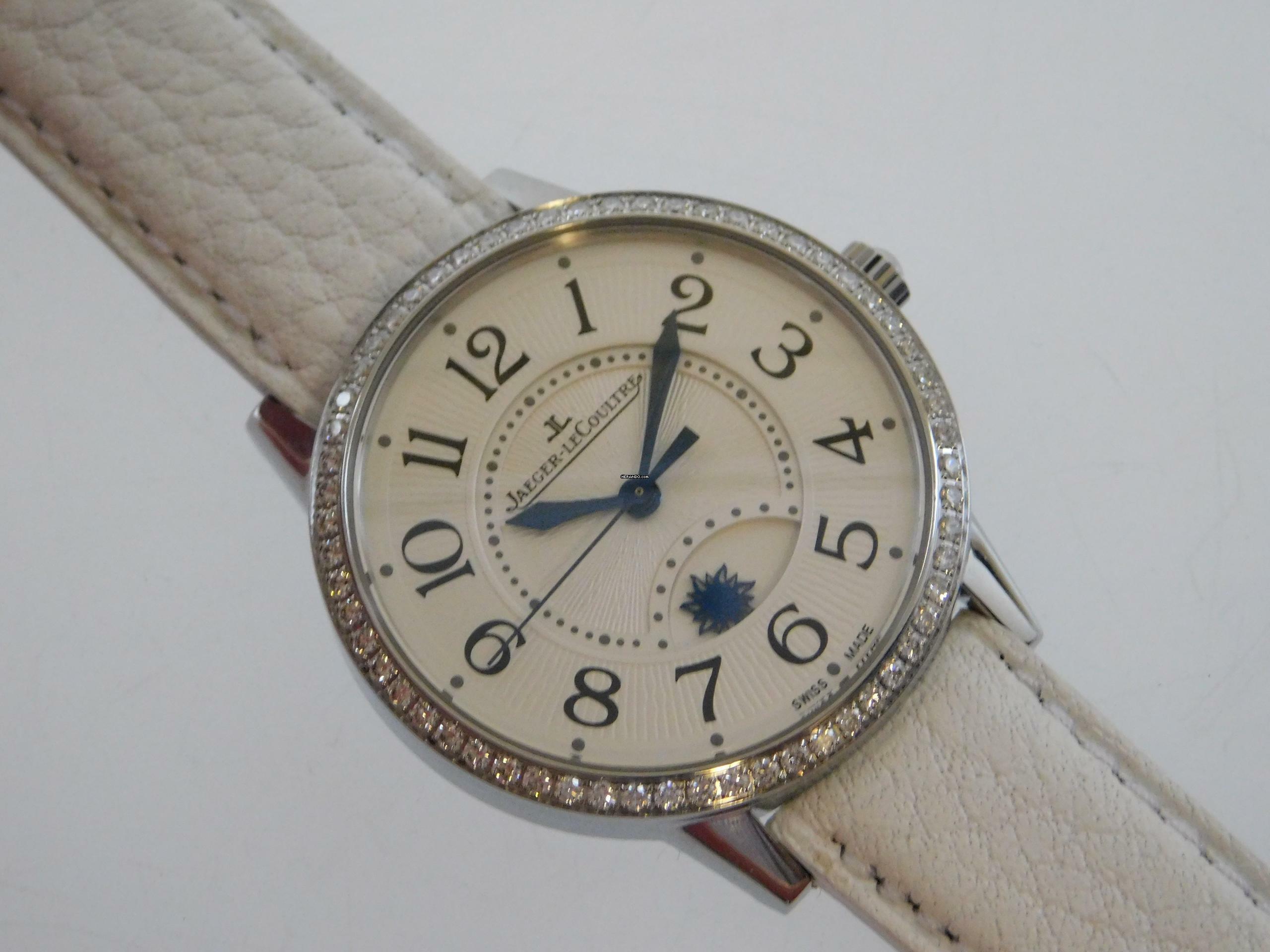 Jaeger-LeCoultre Master Control 1000 Rendezvous 34 mm White Day & Night Ungetragen im Full Set </h1>