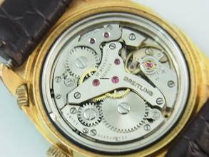 Thumbnail von Breitling Wecker Alarm 1125 Handaufzug Revisioniert Herrenuhr Vintage Ø36 Mm </h1>