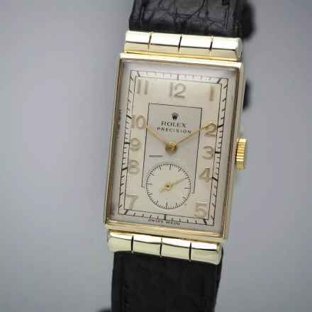  Rolex Precision Vintage Precision Al Capone Ref.: 3140 Gold 9K serviced. very Rare  