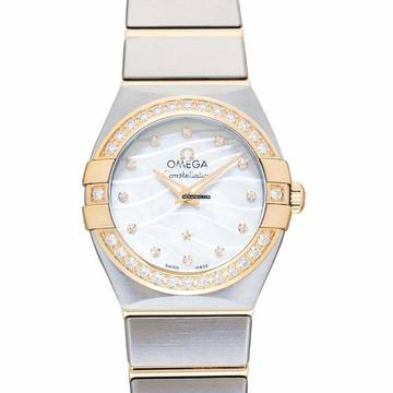  Omega Constellation Quartz 123.25.24.60.55.011 - Constellation Quartz Mother of pearl Dial Stainless Steel Ladies Wat </h1> 