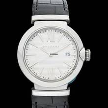 Thumbnail von Bulgari 102411 - Lchael Automatic Silver Dial Stainless Steel Men's Watch </h1>