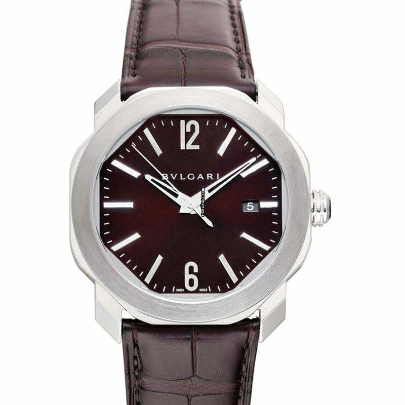 Bulgari Octo 102705 - Octo Automatic Brown Dial Stainless Steel Men's Watch </h1>
