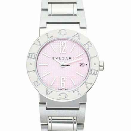  Bulgari Bulgari 101477 - Bvlgari Bvlgari Quartz Pink Dial Stainless Steel Ladies Watch </h1> 