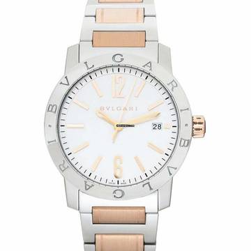  Bulgari Bulgari 102108 - Bvlgari Bvlgari Automatic White Dial Stainless Steel Men's Watch </h1> 