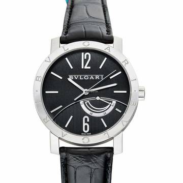  Bulgari Bulgari 101794 - Bvlgari Bvlgari Manual-winding Black Dial Stainless Steel Men's Watch </h1> 