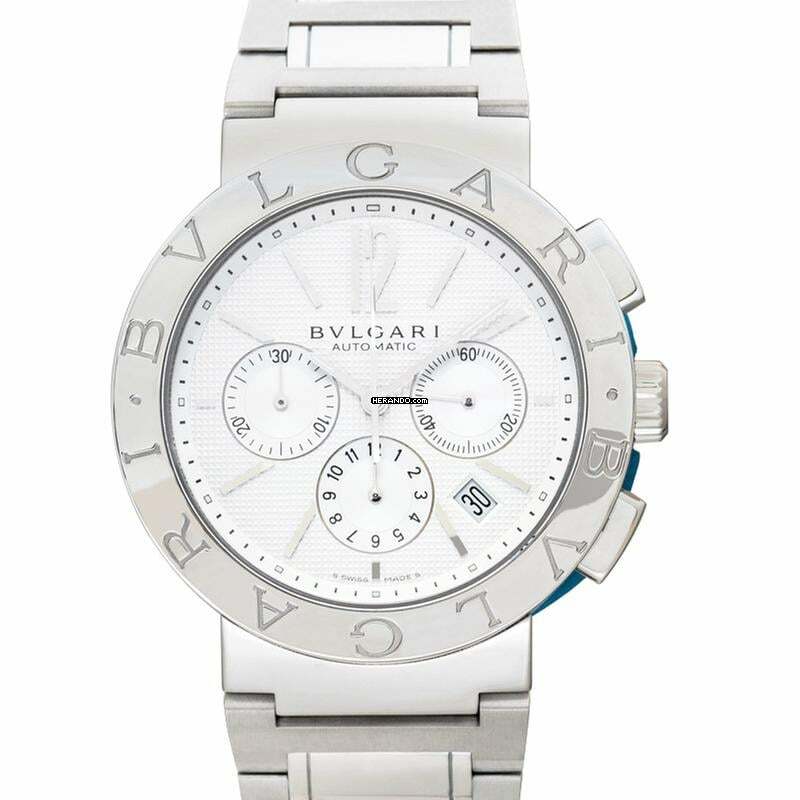 Bulgari Bulgari 101559 - Bvlgari Bvlgari Automatic Silver Dial Stainless Steel Men's Watch </h1>