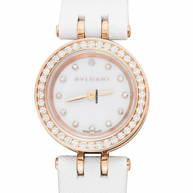 Bulgari B.Zero1 102398 - B.Zero1 Quartz White Dial 18kt Pink Gold Ladies Watch </h1>