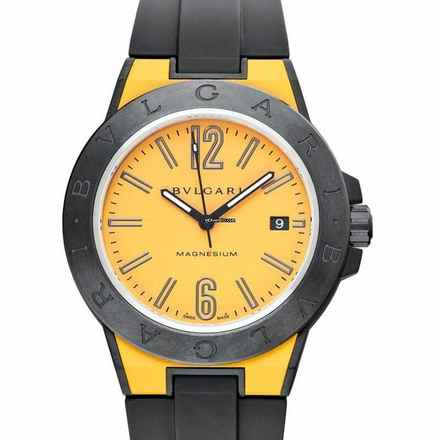 Bulgari Diagono 102762 - Diagono Automatic Yellow Dial Ceramic Men's Watch </h1> 