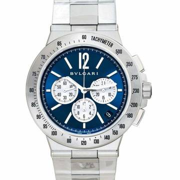  Bulgari Diagono 102587 - Diagono Automatic Blue Dial Stainless Steel Men's Watch </h1> 