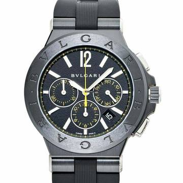  Bulgari Diagono 102161 - Diagono Automatic Black Dial Stainless Steel Men's Watch </h1> 
