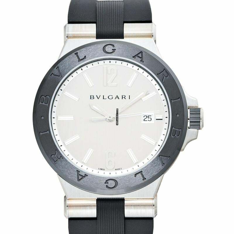 Bulgari Diagono 102252 - Diagono Automatic Silver Dial Stainless Steel Men's Watch </h1>