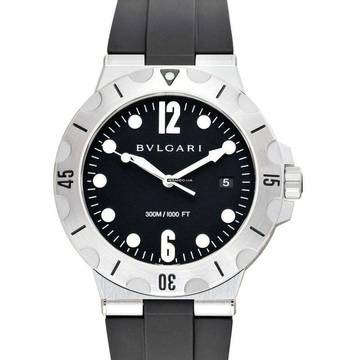  Bulgari Diagono 102324 - Diagono Automatic Black Dial Stainless Steel Men's Watch </h1> 