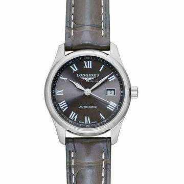  Longines Master Collection L22574713 - The Longines Master Collection Automatic Grey Dial Stainless Steel Ladies Watc </h1> 
