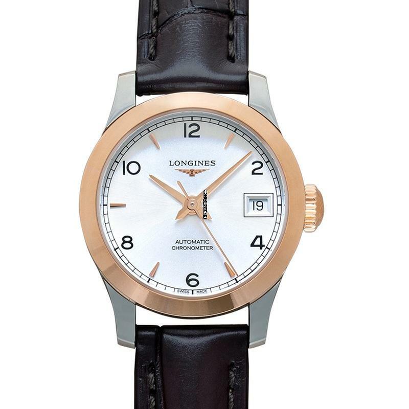 Longines Record L23205762 - Record Automatic Silver Dial Stainless Steel Ladies Watch </h1>