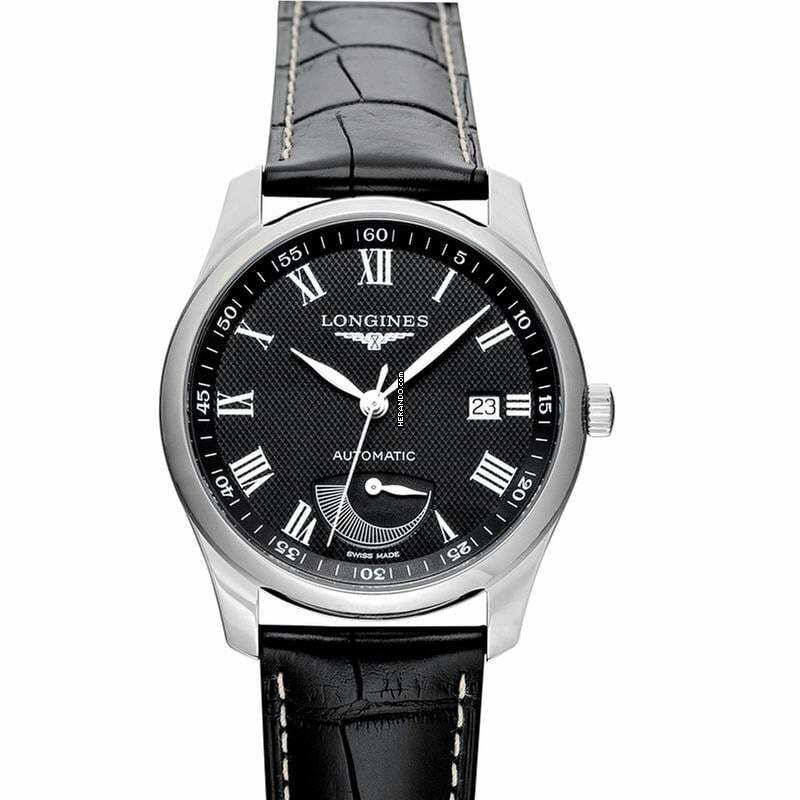 Longines Master Collection L29084517 - The Longines Master Collection Automatic Black Dial Stainless Steel Men's Watc </h1>