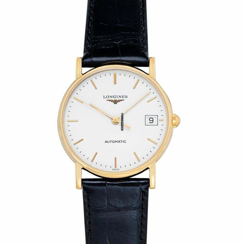 Longines La Grande Classique L47446120 - Les Grandes Classiques Automatic White Dial 18kt Yellow Gold Men's Watch </h1>