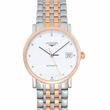  Longines Elegant L48095777 - The Longines Elegant Collection Automatic Silver Dial Stainless Steel Ladies W </h1> 